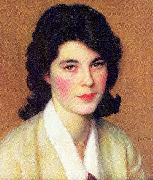 Paxton, William McGregor Portrait of Enid Hallin Spain oil painting reproduction